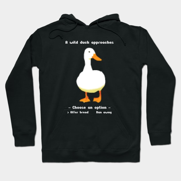 Surprise duck attack! Hoodie by DoctorBillionaire